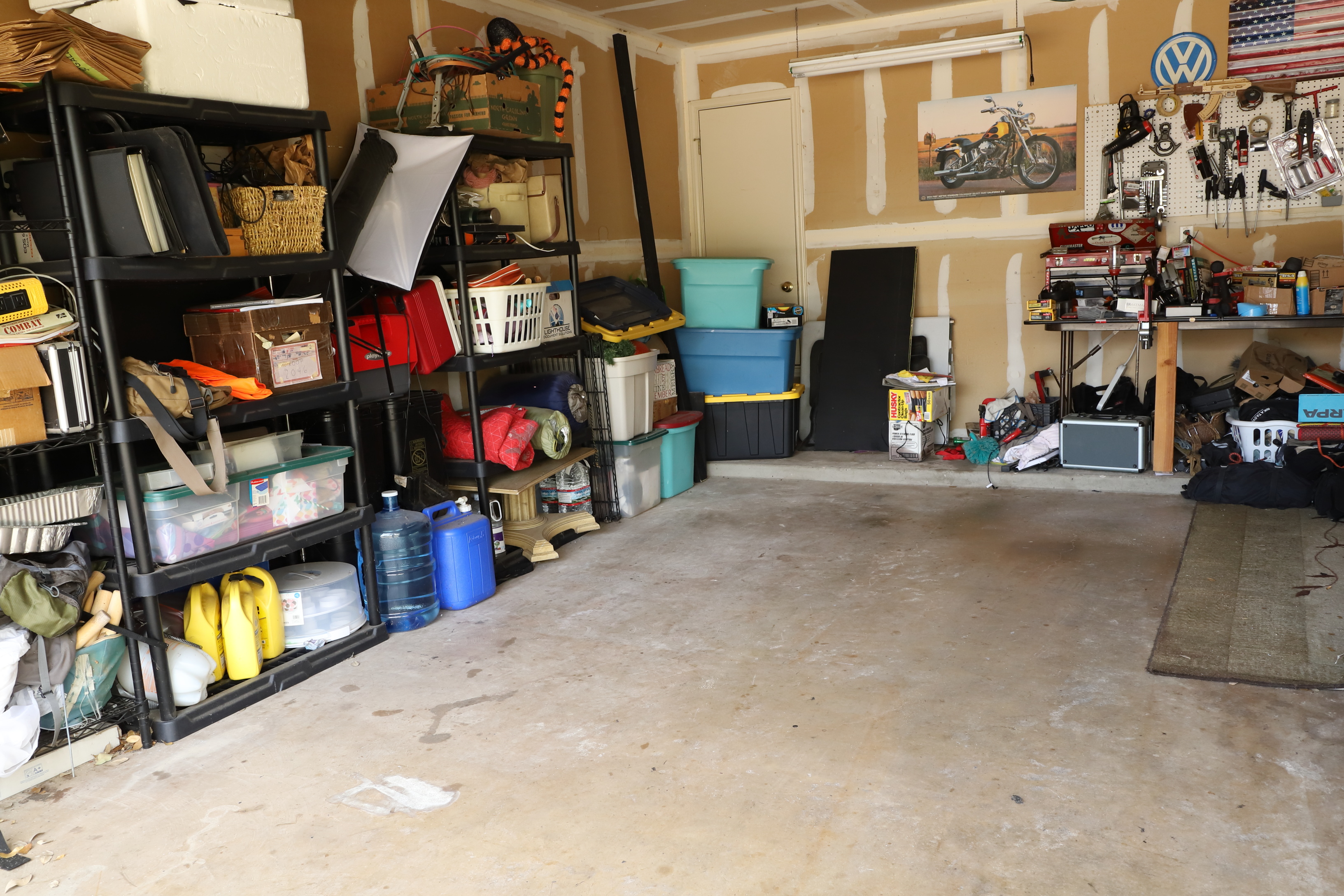 Clean garage after junk removal Brushy Creek TX